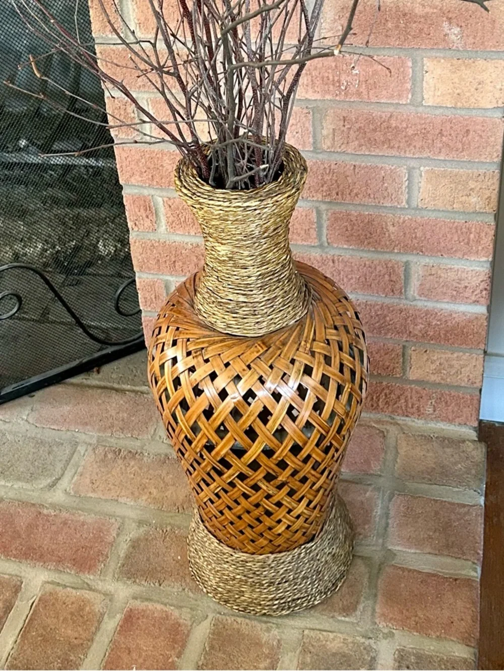 Rattan Vase 21 inches tall - Picture 1 of 1